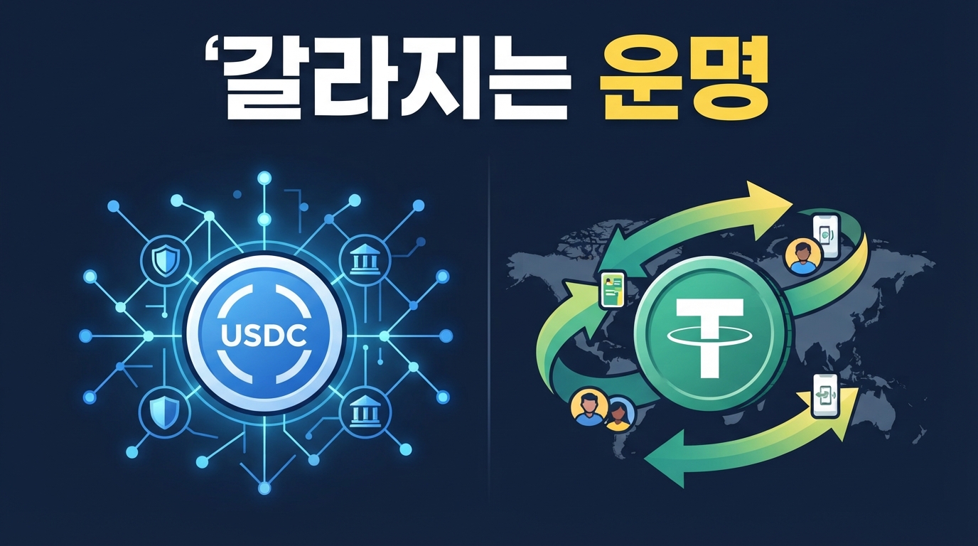 USDT vs USDC 갈라지는 운명 — 규제와 생존 사이의 진짜 이유