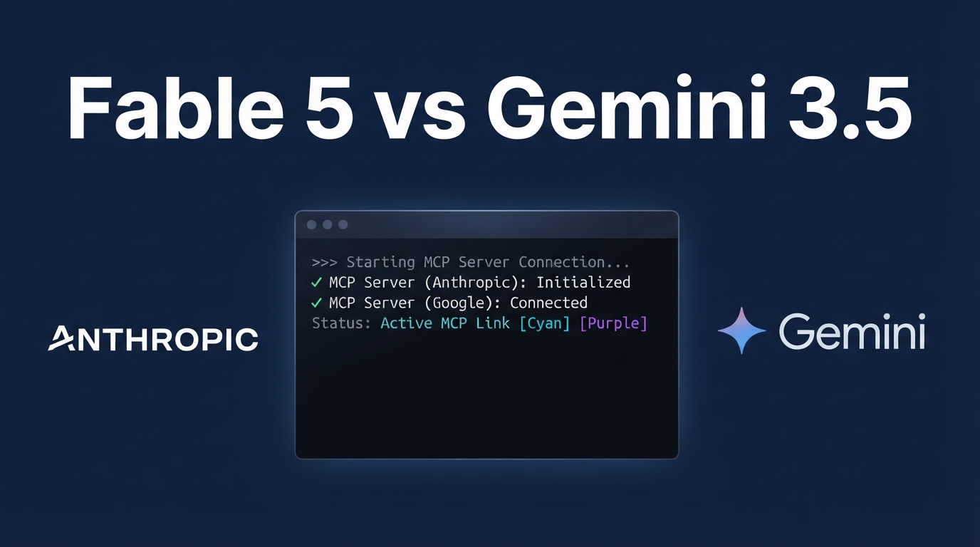 Claude Fable 5 vs Gemini 3.5 Pro — 에이전트 루프와 MCP 성능 비교