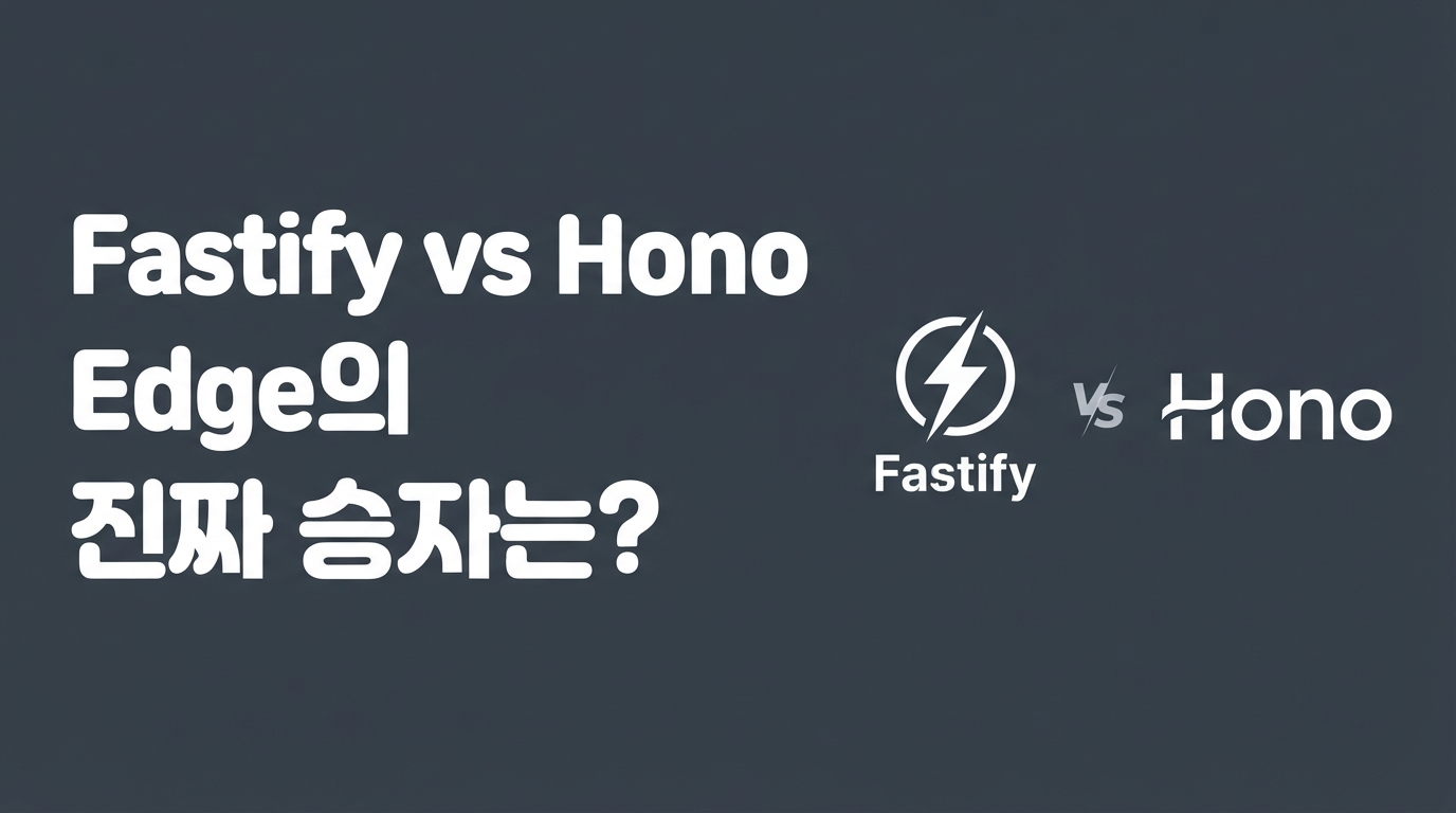 Fastify vs Hono — Edge와 WebAssembly 환경에서 마주하는 성능 장벽
