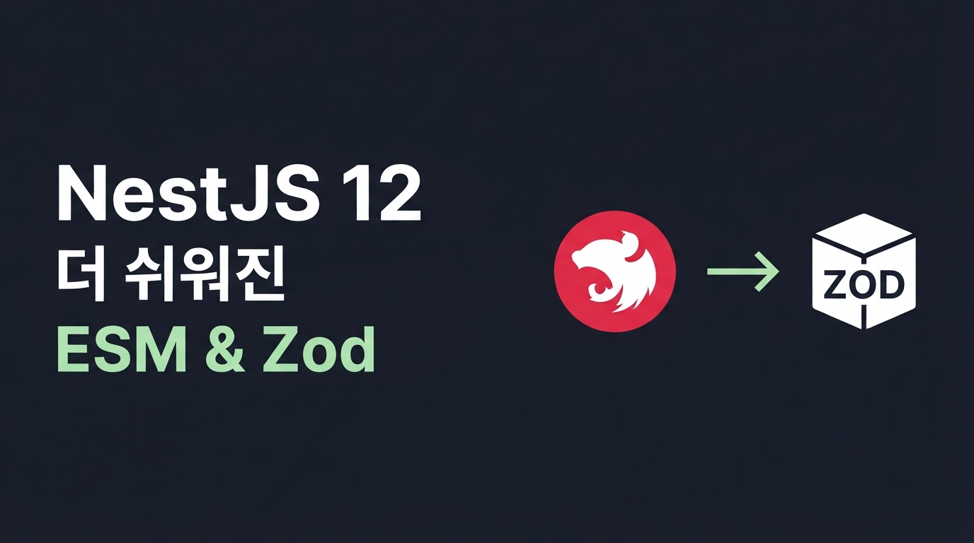 NestJS 12 ESM 전환과 Standard Schema 도입: class-validator 없이 구현하는 타입 안전한 백엔드