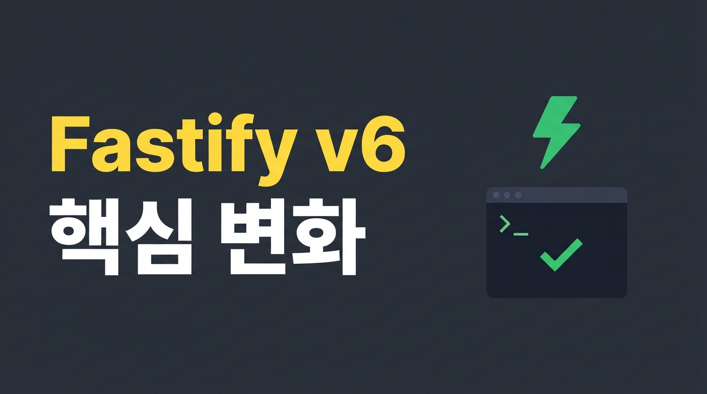 Fastify v6 미리보기 — V8 직렬화와 createPlugin이 바꾸는 백엔드 설계