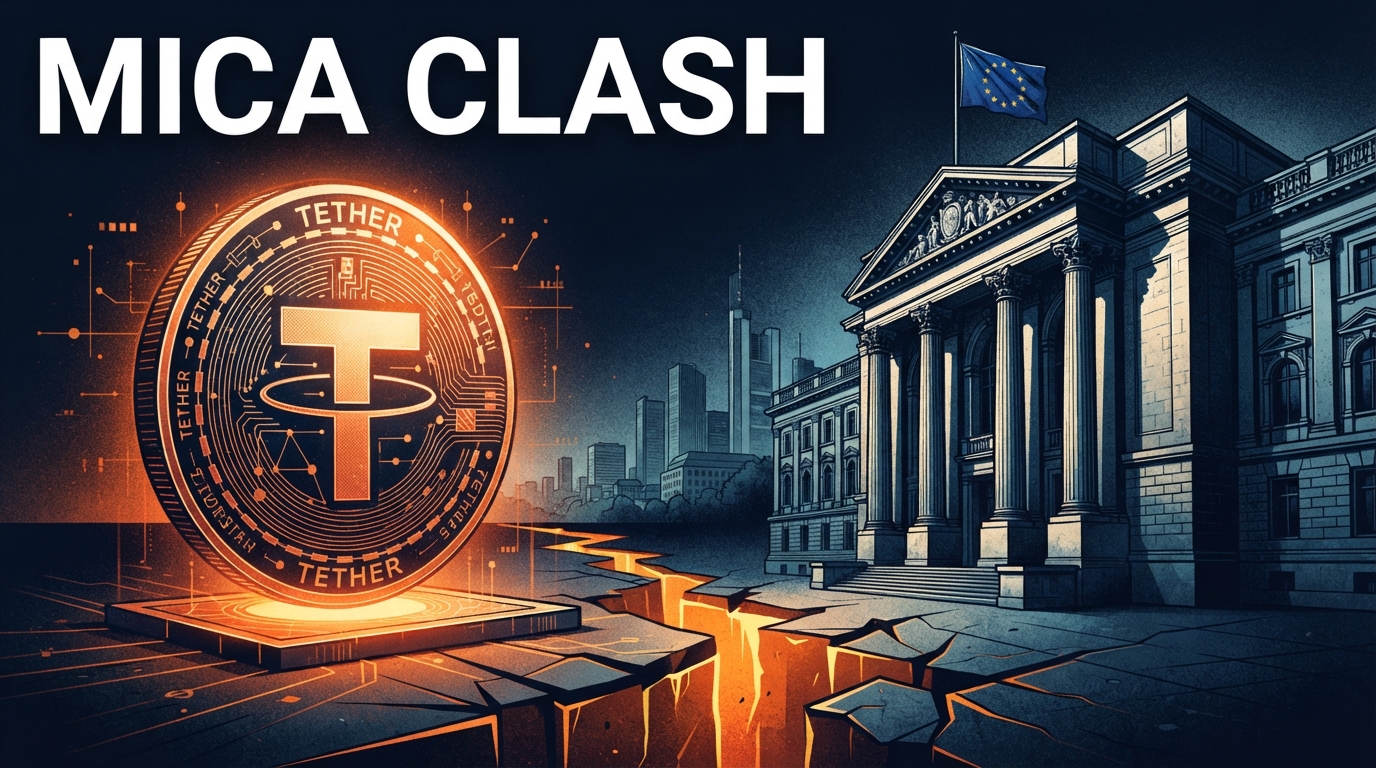 Tether, EU MiCA 규정 거부 — ECB 퇴출 요구와 정면충돌