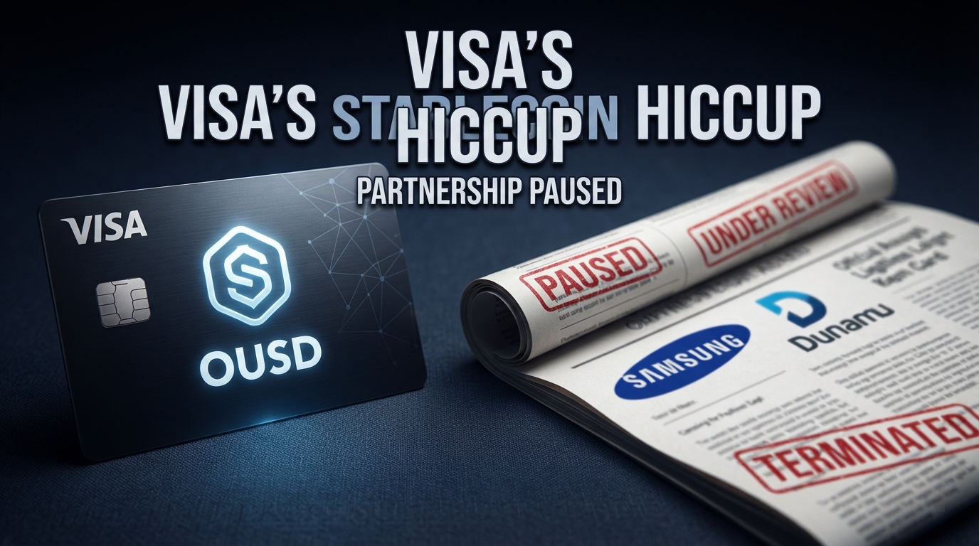 Visa, 스테이블코인 플랫폼 시동 — 삼성이 선을 그은 이유