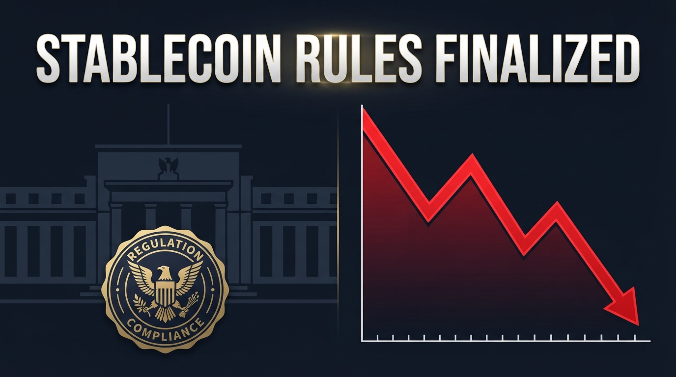 OCC Seals GENIUS Act Stablecoin Rules as Macro Jitters Hit Crypto