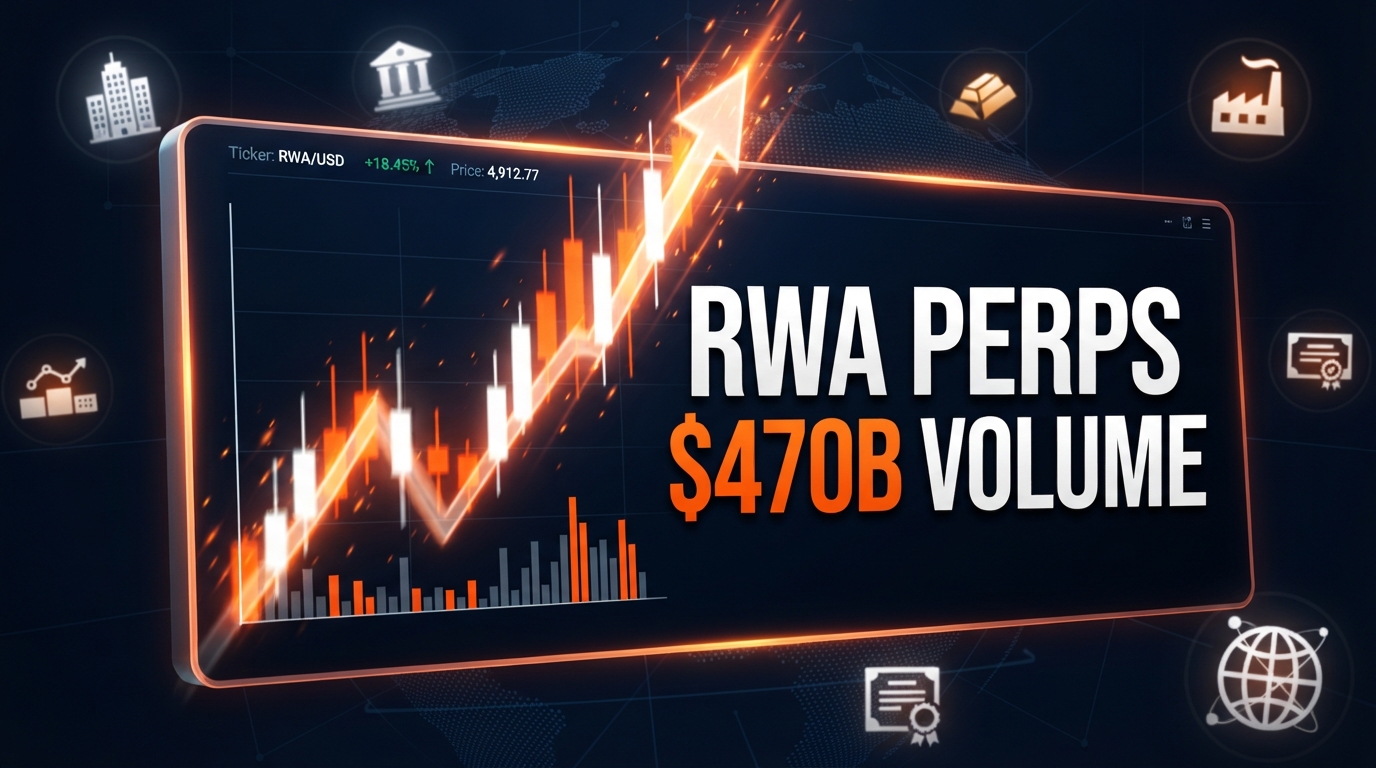 RWA 선물 거래 4700억 달러 돌파 — Hyperliquid와 Binance가 띄운 판