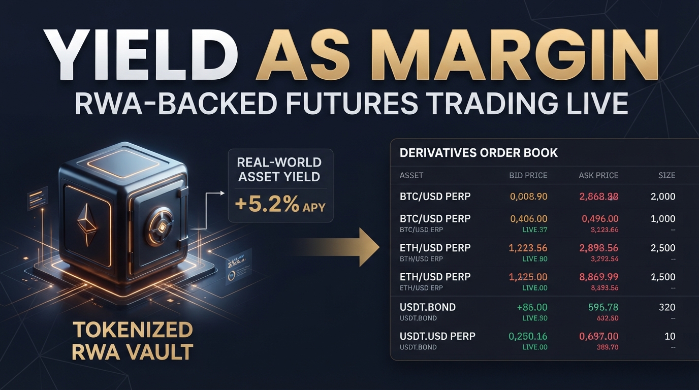 Yield Meets Leverage: How RWA Margin Is Rewiring Crypto Perpetuals