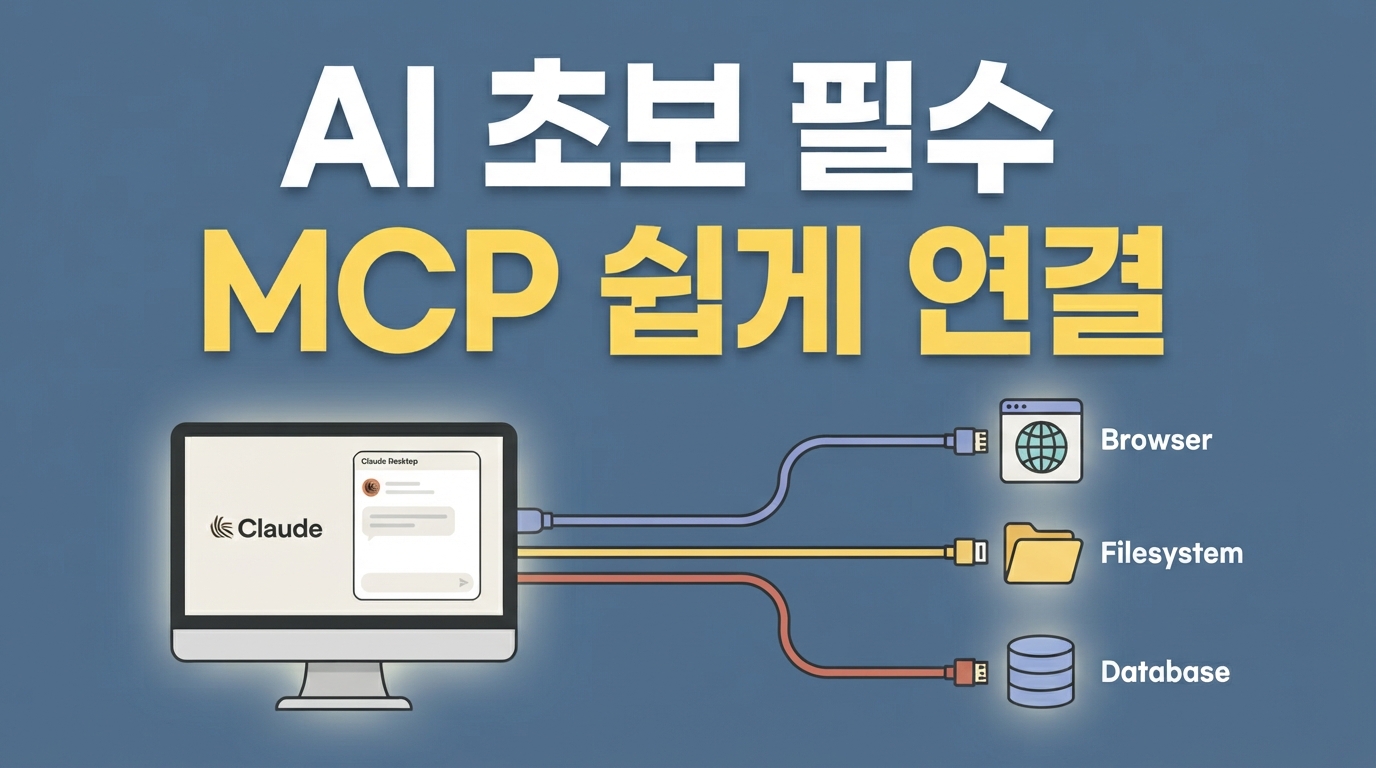 MCP 초보 가이드 — 5분 만에 AI와 컴퓨터 도구 연결하기