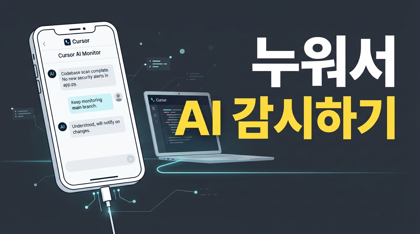 Cursor iOS 원격 제어 출시 — 모바일로 로컬 에이전트 감시하기