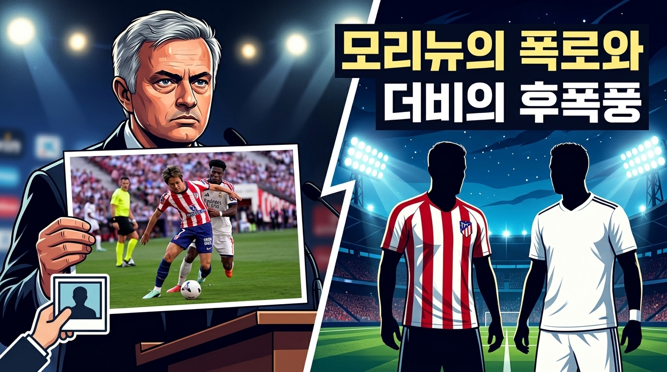 레알 마드리드 더비 패배와 모리뉴의 ‘이강인 태클’ 사진 폭로가 불러온 파장