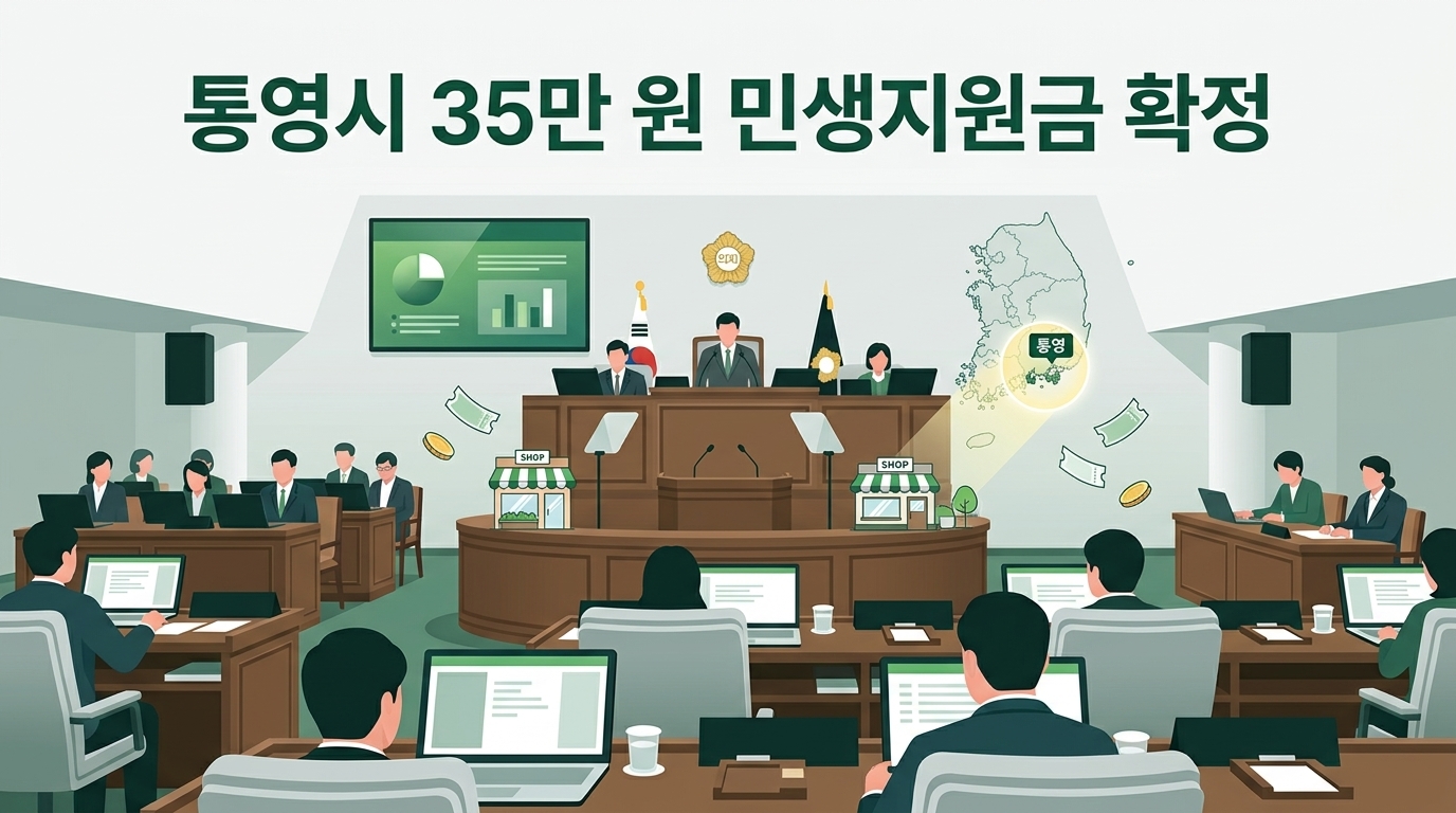 통영시 35만 원 지급 확정: 추석 앞둔 지자체들의 '현금 살포'가 불러온 복잡한 셈법