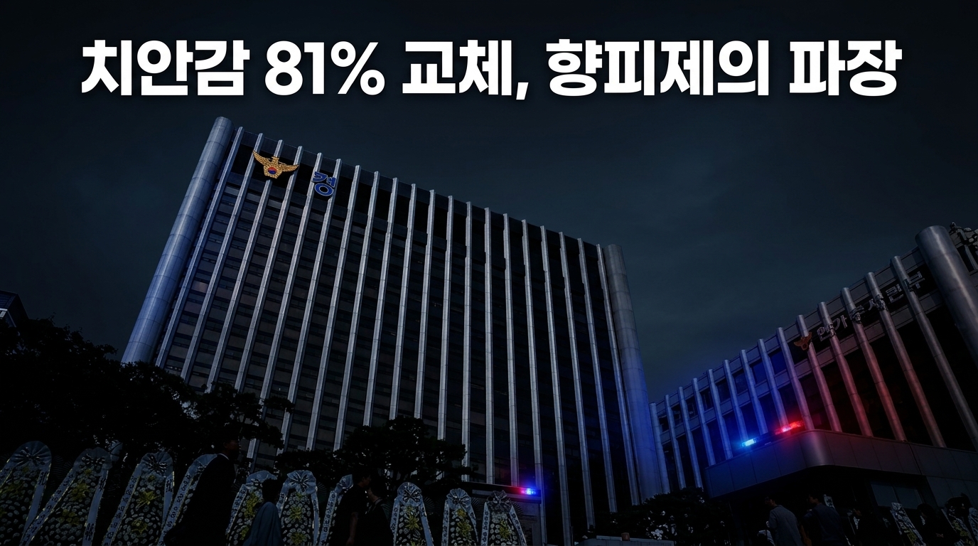 치안감 보직 81%가 바뀌었다…한밤중에 단행된 경찰 고위직 인사와 '향피제' 파장