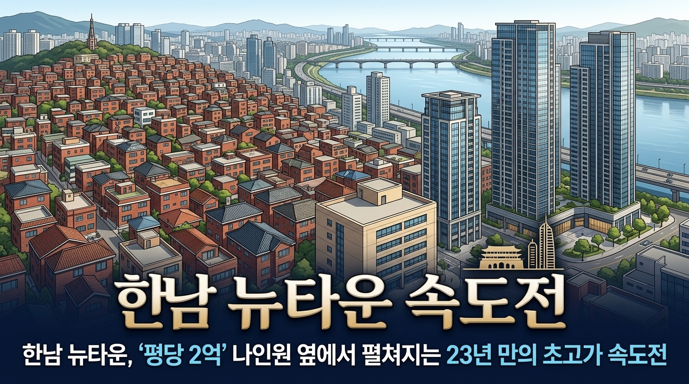 한남 뉴타운, '평당 2억' 나인원 옆에서 펼쳐지는 23년 만의 초고가 속도전
