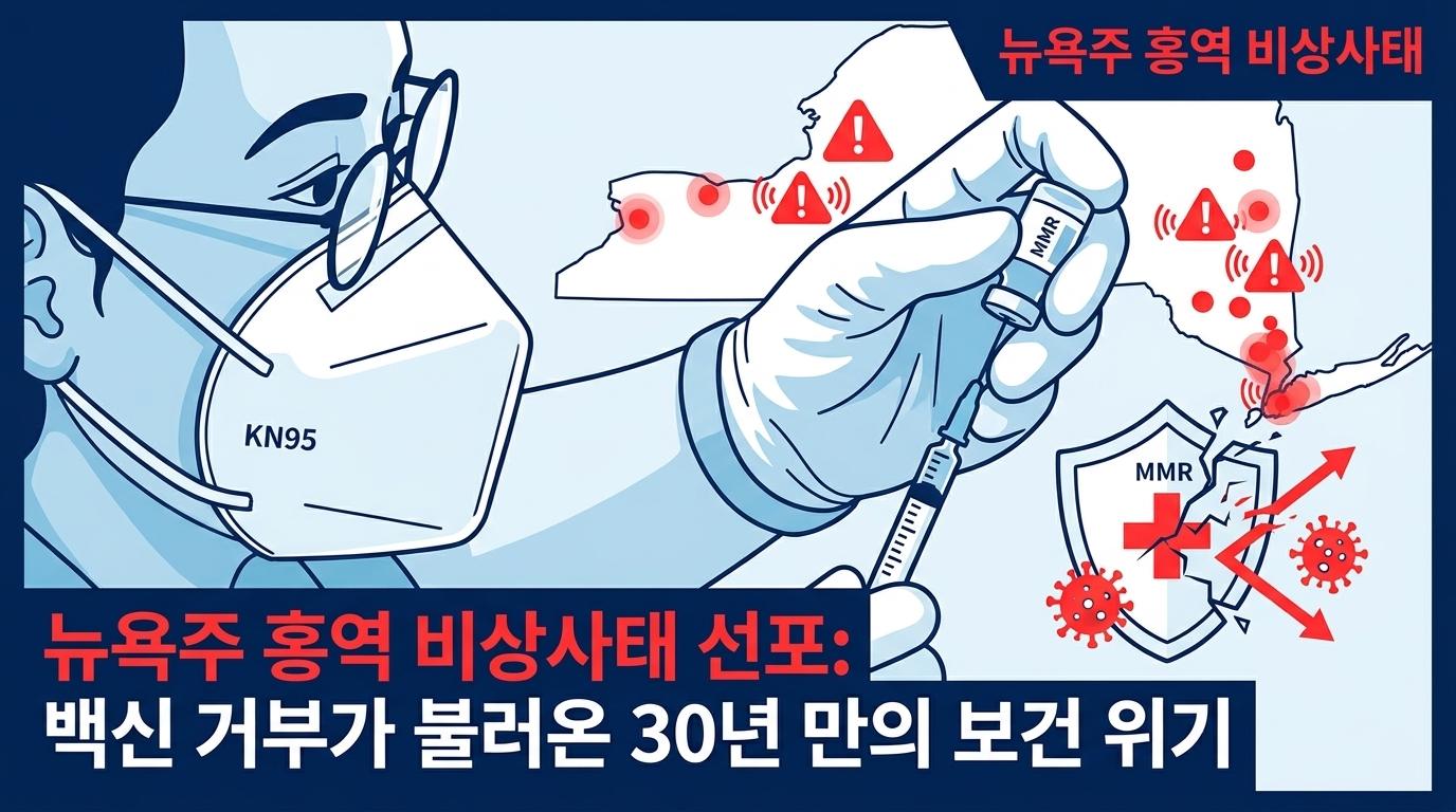 뉴욕주 홍역 비상사태 선포, 백신 거부가 불러온 30년 만의 보건 위기