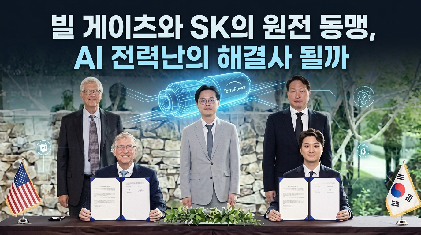 테라파워 앞세운 빌 게이츠의 방한, 한국 대기업들이 'SMR 동맹'에 사활 건 이유