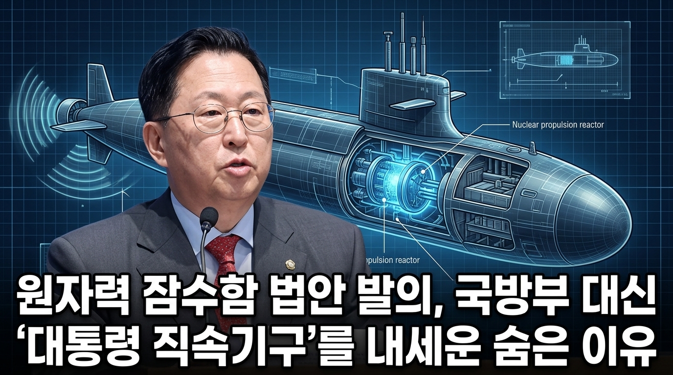 원자력 잠수함 법안 발의, 국방부 대신 '대통령 직속기구'를 내세운 숨은 이유