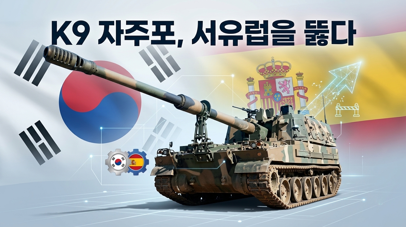 K9 자주포, 스페인도 뚫었다… 소송 장벽 넘어선 '현지 공동 생산'의 비밀