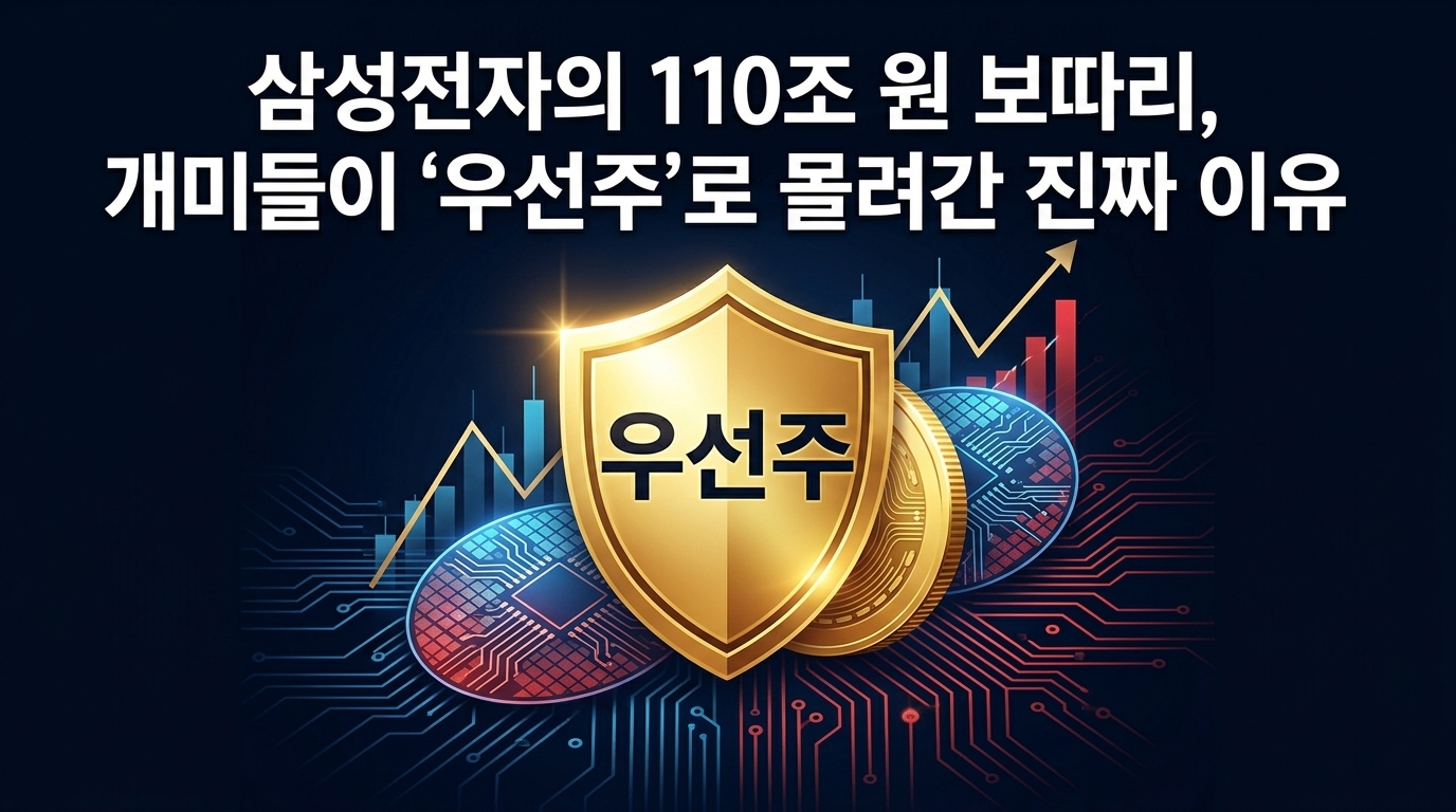 삼성전자의 110조 원 보따리, 개미들이 '우선주'로 몰려간 진짜 이유