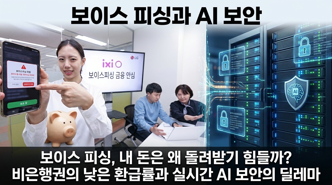 보이스 피싱, 내 돈은 왜 돌려받기 힘들까? 비은행권의 낮은 환급률과 실시간 AI 보안의 딜레마