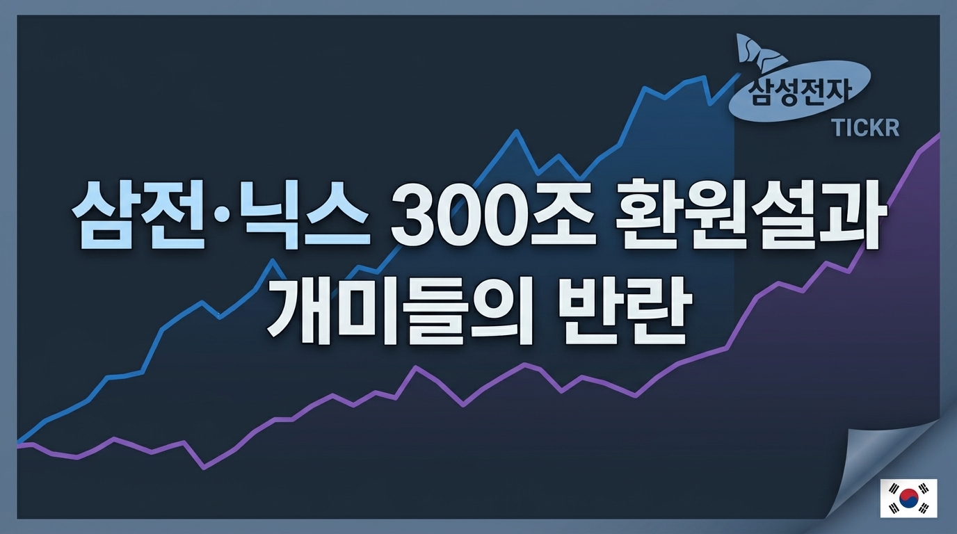 삼전 닉스 300조 환원설과 45조 소각 요구, 개미들이 메리츠식 처방을 외친 이유
